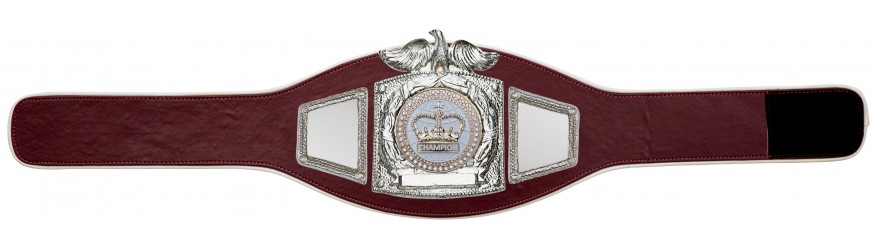 PROEAGLE BLACK CHAMPION CROWN CHAMPIONSHIP BELT - PROEAGLE/S/WHTGEM - AVAILABLE IN 6+ COLOURS